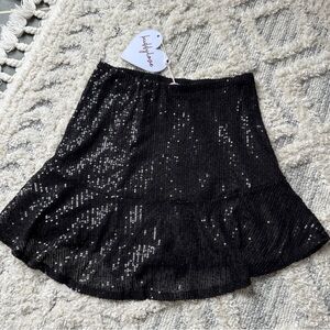New with tags BuddyLove black sequin skirt